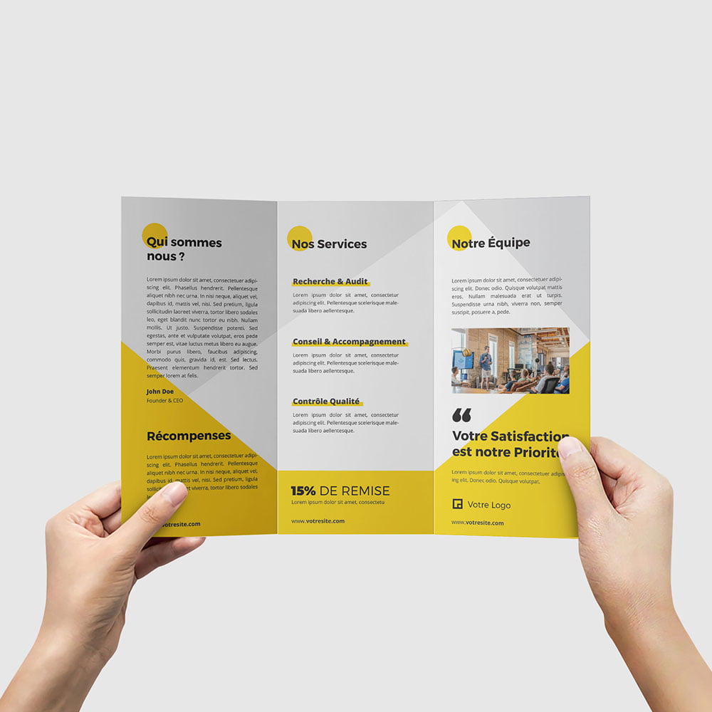 Depliant 3 volets printily larache maroc Depliant 3 volets printily larache maroc